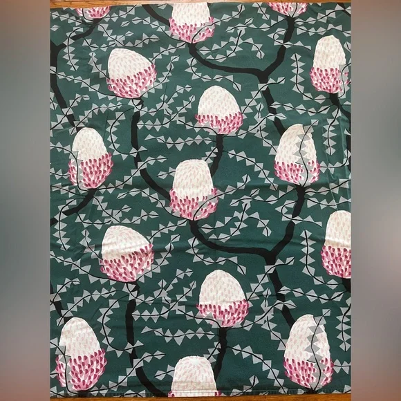 Finlayson Tablecloth with Thistle Design in Teal Multicolor - Picture 1 of 13